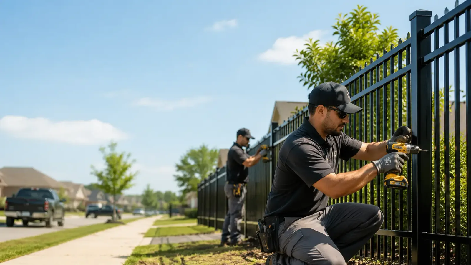 Metal Fence Installation in Morgantown, IN